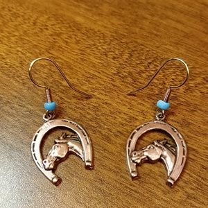 Horse earrings